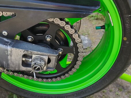 1996 Kawasaki ZX-9R Ninja, зелёный, 350000 рублей, вид 2