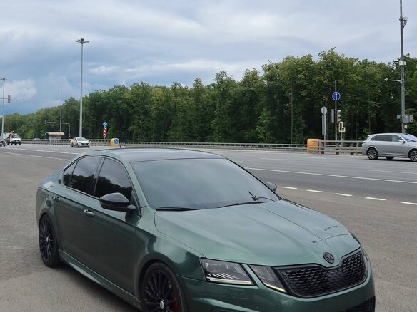 2020 Skoda Octavia III (A7) Рестайлинг, зелёный