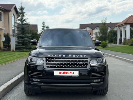 2013 Land Rover Range Rover IV, чёрный, вид 3