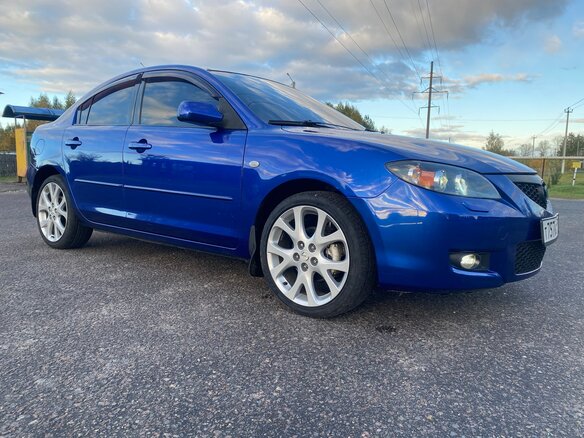 2007 Mazda 3 I (BK) Рестайлинг, синий, 500000 рублей - вид 5