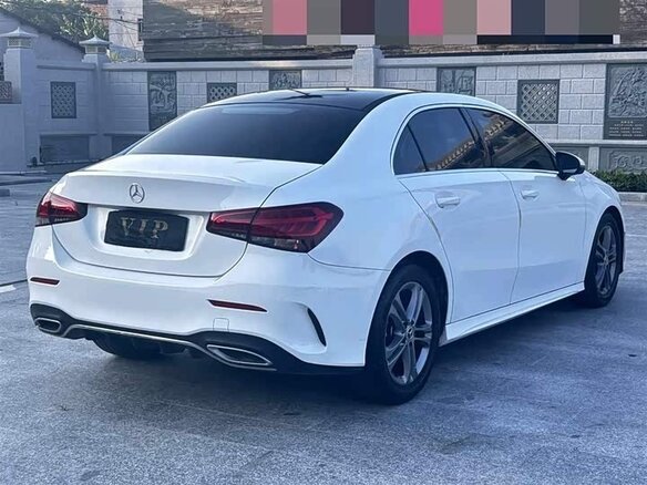 2022 Mercedes-Benz A-Класс 180 Long IV (W177) Рестайлинг, белый - вид 3