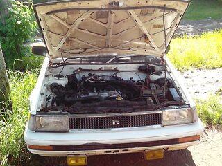 1985 Toyota Corolla V (E80), белый, 154000 рублей, вид 1