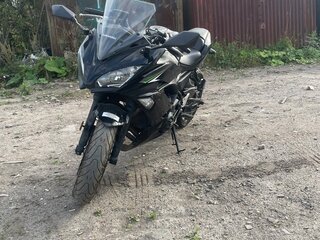 2019 Kawasaki ER-6F (Ninja 650R), чёрный, 600000 рублей, вид 2