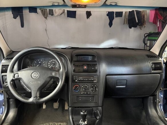2001 Opel Astra G, синий, 160000 рублей - вид 9