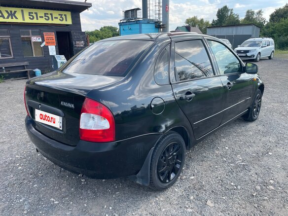 2010 Lada (ВАЗ) Kalina I, чёрный - вид 7