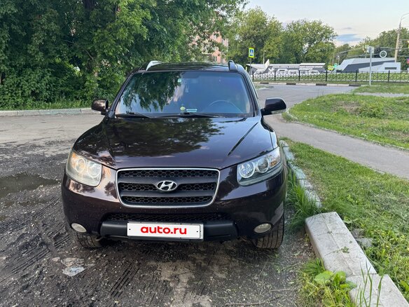 2008 Hyundai Santa Fe II, пурпурный, 870000 рублей