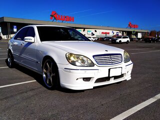 2001 Mercedes-Benz S-Класс 500 Long IV (W220), белый, 5000000 рублей, вид 3