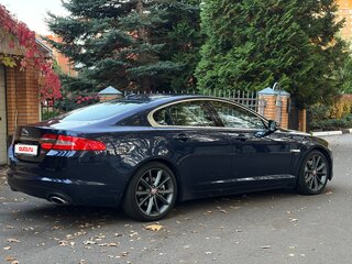 2014 Jaguar XF I Рестайлинг, синий, 1440000 рублей, вид 3
