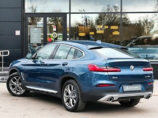 2019 BMW X4 20d II (G02), синий, 3509000 рублей, вид 4