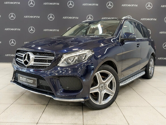 2017 Mercedes-Benz GLE 350 d I (W166), синий, 4390000 рублей