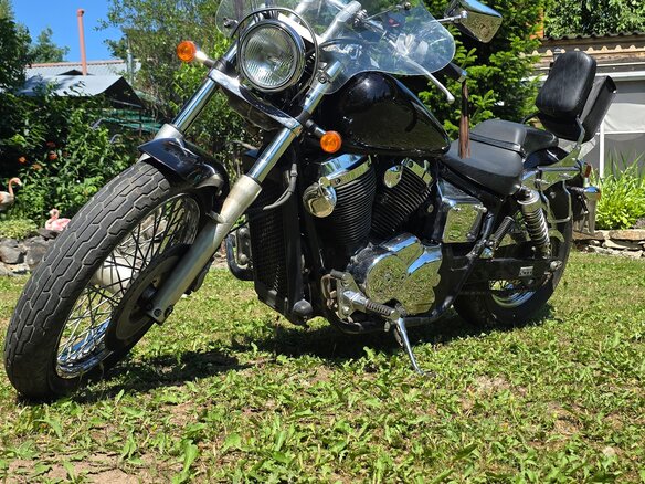 2001 Honda Shadow 400, чёрный, 400000 рублей - вид 8