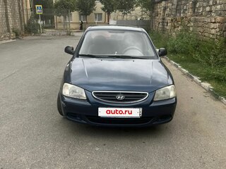 2008 Hyundai Accent ТагАЗ II, синий, 380000 рублей, вид 1