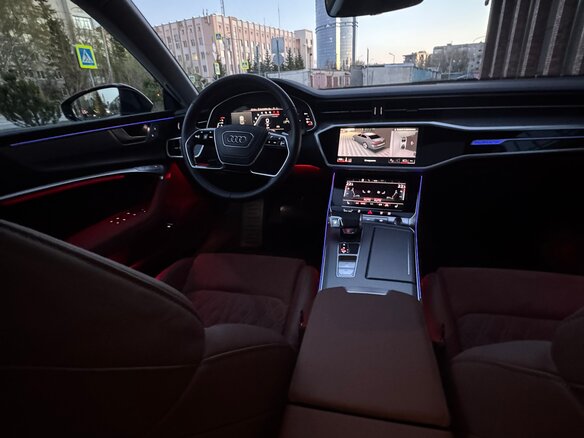 2024 Audi A7 L 45 TFSI II (4K), чёрный, 6200000 рублей - вид 30
