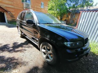 2005 BMW X5 4.4i I (E53) Рестайлинг, чёрный, 1000000 рублей, вид 4