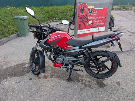 2022 Bajaj Pulsar 125, красный, 145000 рублей, вид 2