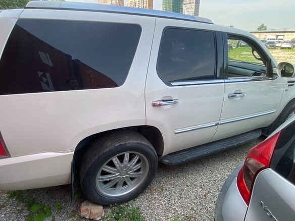 2010 Cadillac Escalade III, белый - вид 3