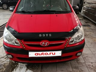 2008 Hyundai Getz I Рестайлинг, красный, 430000 рублей, вид 1