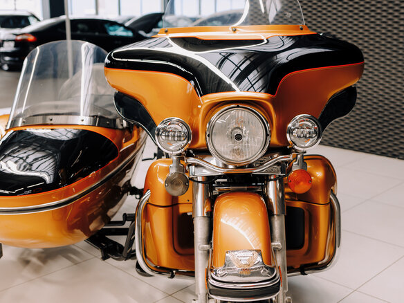 2008 Harley-Davidson Electra Glide, оранжевый - вид 4