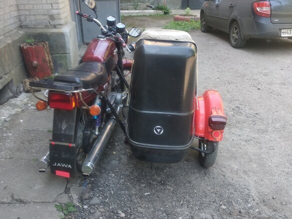 1987 Jawa 350/638, красный, 300000 рублей - вид 10