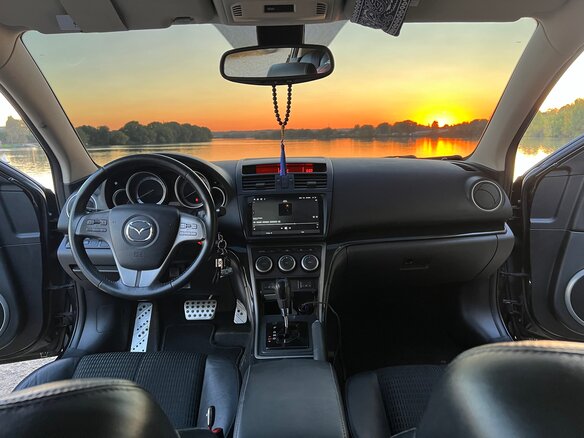 2008 Mazda 6 II (GH), чёрный, 1150000 рублей - вид 13