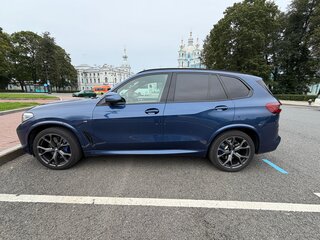 2019 BMW X5 30d IV (G05/G18), синий, 5150000 рублей, вид 4