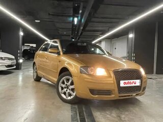 2006 Audi A3 II (8P) Рестайлинг 1, жёлтый, 350000 рублей, вид 3