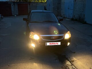 2014 Lada (ВАЗ) Priora I Рестайлинг, чёрный, 350000 рублей, вид 3