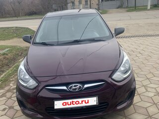 2012 Hyundai Solaris I, пурпурный, 780000 рублей, вид 2