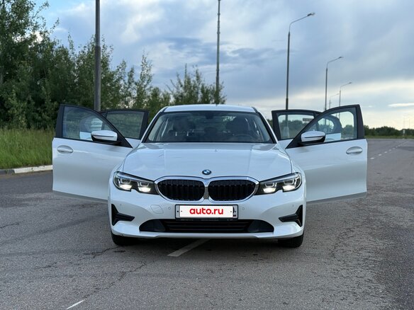 2019 BMW 3 серии 318d VII (G2x), белый, 3000000 рублей - вид 1