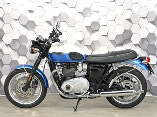 2023 Triumph Bonneville T120, белый, 1177000 рублей, вид 4