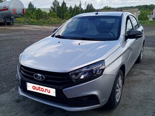 2016 Lada (ВАЗ) Vesta I, серебристый, 600000 рублей, вид 1