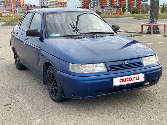 2002 Lada (ВАЗ) 2110, синий - вид 3