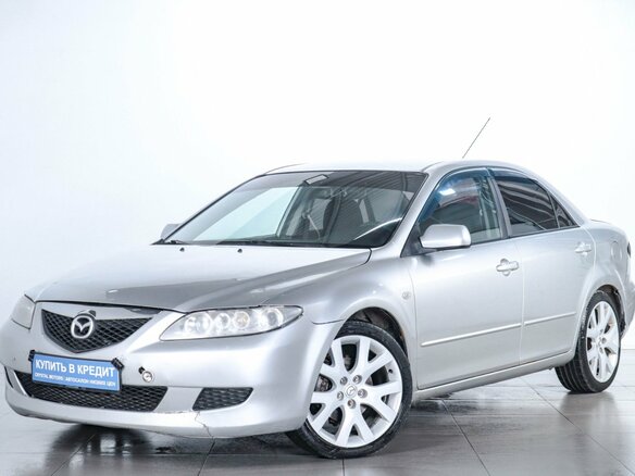 2005 Mazda 6 I (GG) Рестайлинг, серебристый, 399000 рублей - вид 2