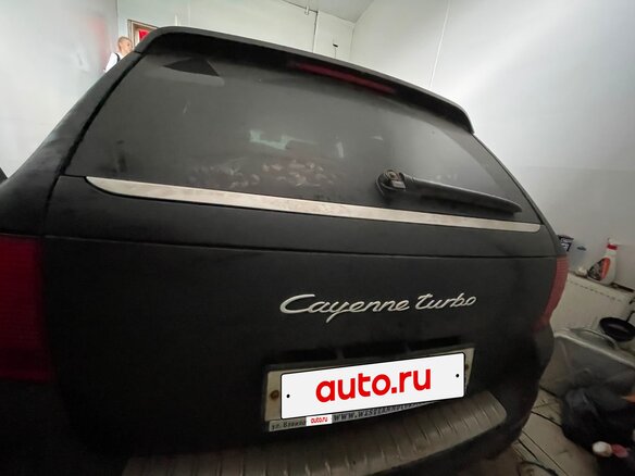 2004 Porsche Cayenne Turbo I (955), чёрный, 1150000 рублей - вид 8