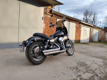 2004 Harley-Davidson Dyna Super Glide, чёрный, 815000 рублей, вид 5