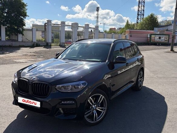 2017 BMW X3 30i xDrive III (G01), чёрный, 2950000 рублей
