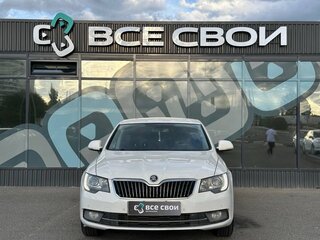 2013 Skoda Superb DSG II Рестайлинг, белый, 1187000 рублей, вид 5