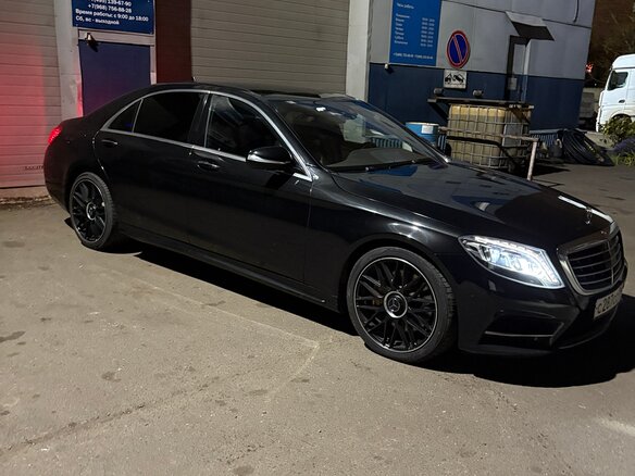 2014 Mercedes-Benz S-Класс 350 CDI BlueTEC VI (W222, C217), чёрный, 3500000 рублей - вид 7