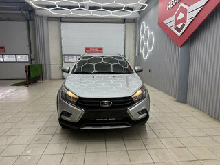 2018 Lada (ВАЗ) Vesta SW Cross I, серебристый, 1050000 рублей, вид 2