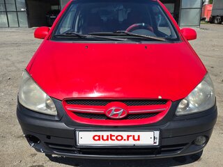 2005 Hyundai Getz I Рестайлинг, красный, 345000 рублей, вид 2