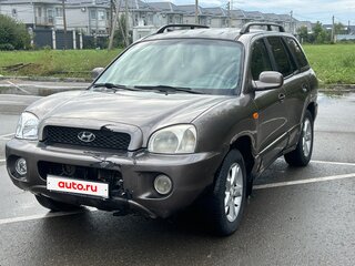 2004 Hyundai Santa Fe I, серый, 310000 рублей, вид 2