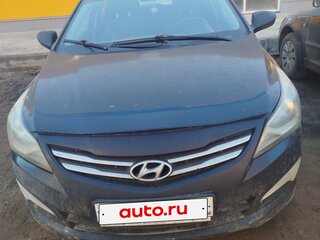2016 Hyundai Solaris I Рестайлинг, чёрный, 765000 рублей, вид 1