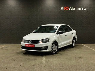 2018 Volkswagen Polo V Рестайлинг, белый, 750000 рублей, вид 1