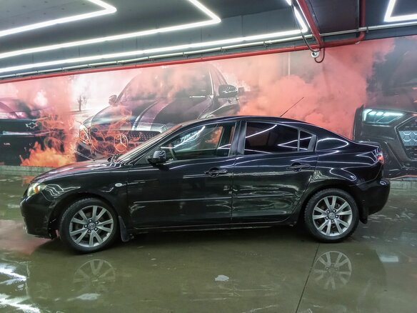 2006 Mazda 3 I (BK) Рестайлинг, чёрный, 500000 рублей - вид 6