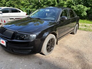 2007 Skoda Superb I Рестайлинг, чёрный, 450000 рублей, вид 1
