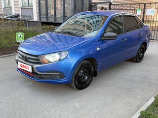 2018 Lada (ВАЗ) Granta I Рестайлинг, синий, 465000 рублей, вид 1