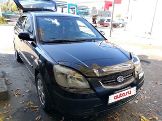2009 Kia Rio II, чёрный, 570000 рублей, вид 3