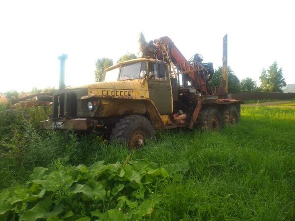 1989 Урал 375, золотистый, 650000 рублей