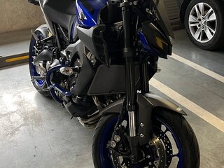 2017 Yamaha MT-09 (FZ-09), синий, 920000 рублей, вид 1