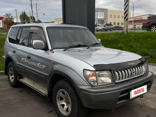 1996 Toyota Land Cruiser Prado 90 Series, серебристый, 499999 рублей, вид 2